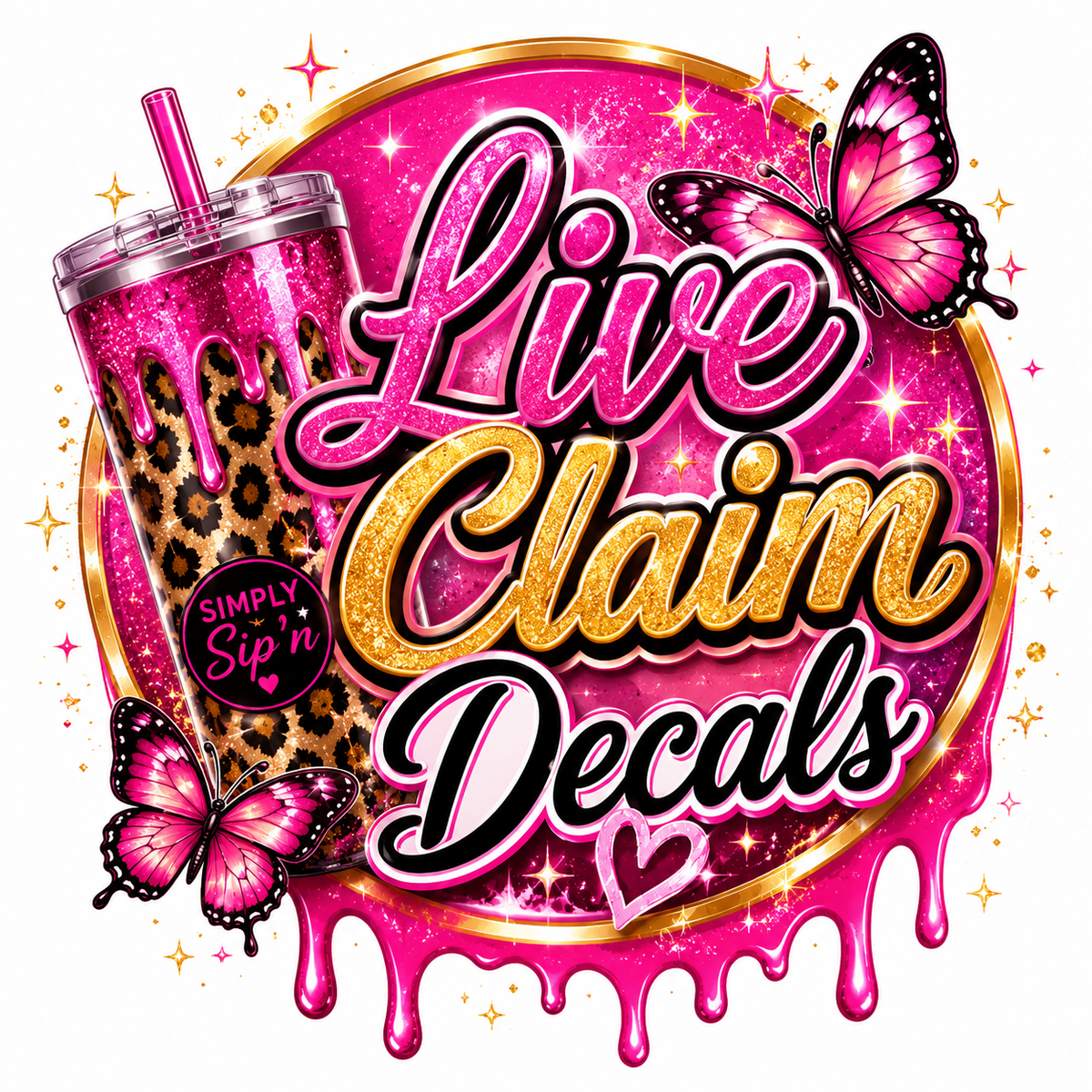 Live Claim Decal