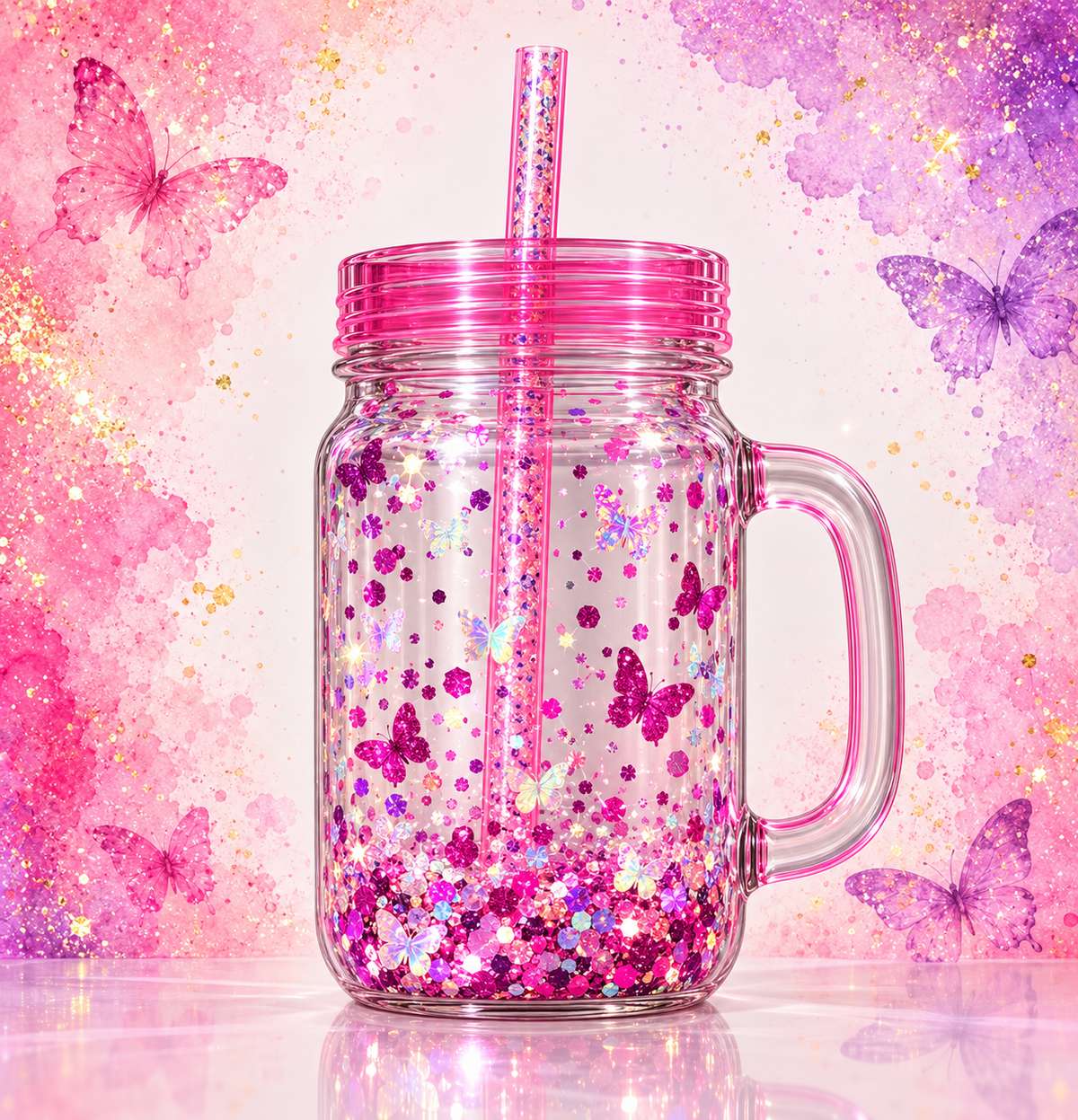 22oz Mason Jar Snow Gloobe