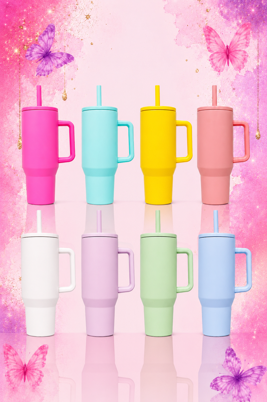 40oz Stainless Steel Leak Proof Flip Straw