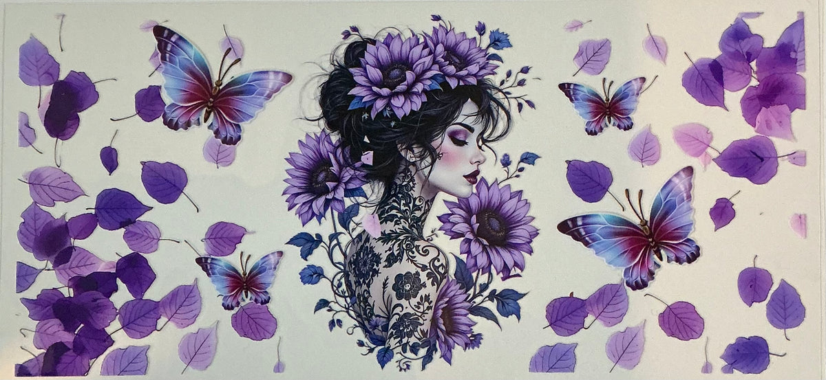 Purple lady